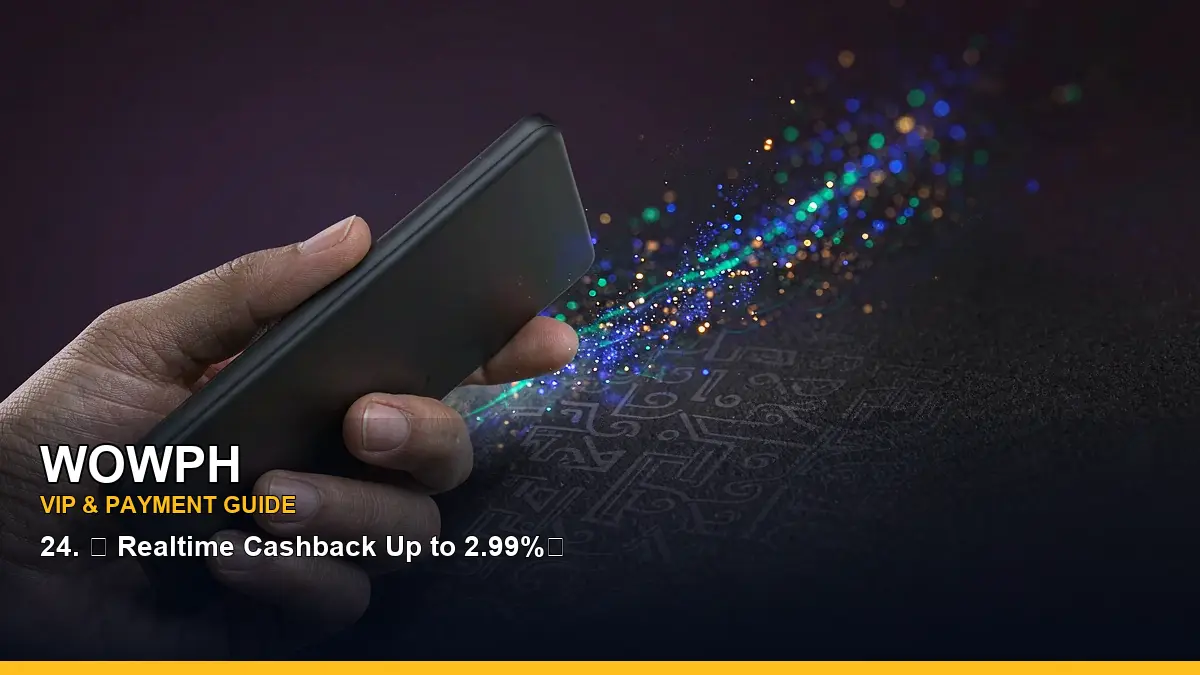 WOWPH payment information for Philippine users, with a cash still life and a reminder to verify available methods