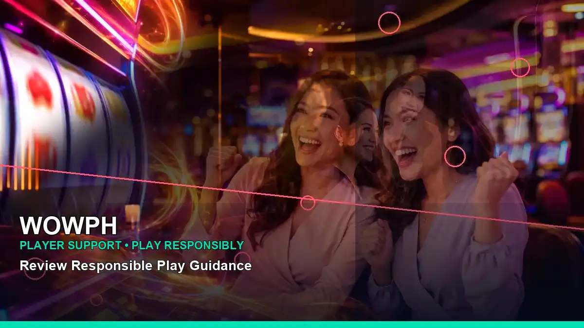 WOWPH The Great Icescape information page with an ice-themed slot layout for Philippine users. Confirm the game title and availability through a verified brand-controlled source, if one is available, before signing in or playing.